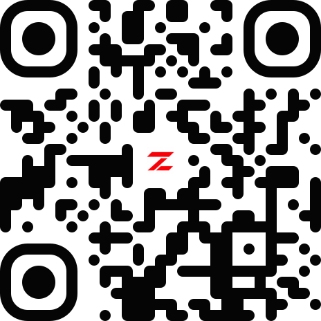 QR code with the URLZ mark in the center, linking to urlz.ca