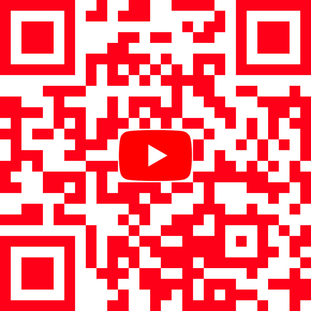 QR code with custom colours linking to urlz.ca